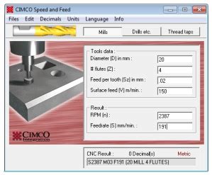 Free Speed & Feed Calculator – CNC