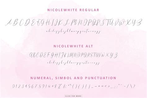 NicoleWhite Signature Collection | Stunning Script Fonts ~ Creative Market