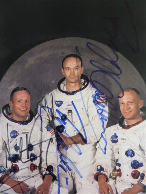 Coach's Corner - Apollo 11 Crew Members multi signed "Moon" 8.5x11 photo!