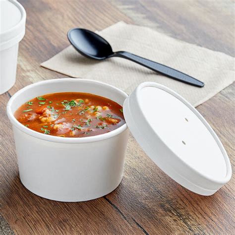 Soup Cup With Lids-250ct/case – Unicup Packing