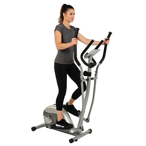 Magnetic Elliptical Machine Trainer w/LCD Monitor and Pulse Rate Grips ...