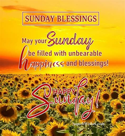 Best Sunday Blessings Quotes And Messages | SuperbWishes