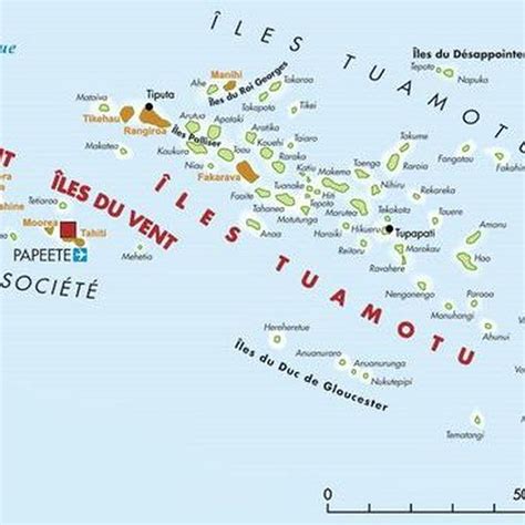 Carte polynésie française » Voyage - Carte - Plan