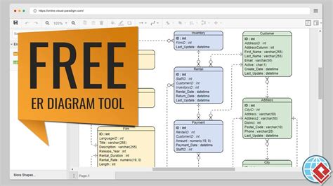 Free ER Diagram (ERD) Tool - YouTube