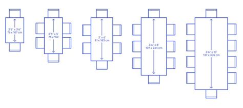 Dining table sizes | Dining table sizes, Rectangle table, Dining room ...