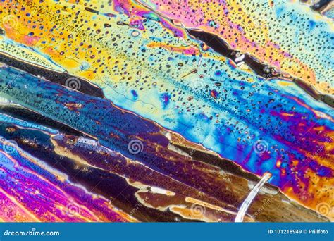 Colorful Sodium Acetate Micro Crystals Stock Image - Image of chemical ...