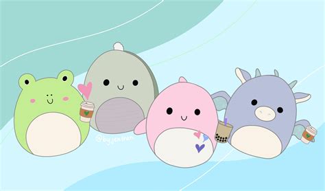 I’ve been obsessed with drawing my favorite squishes and finally uploaded a few d them to have ...