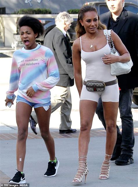 Mel B makes a rare public appearance with daughter Angel, 11 | Daily ...