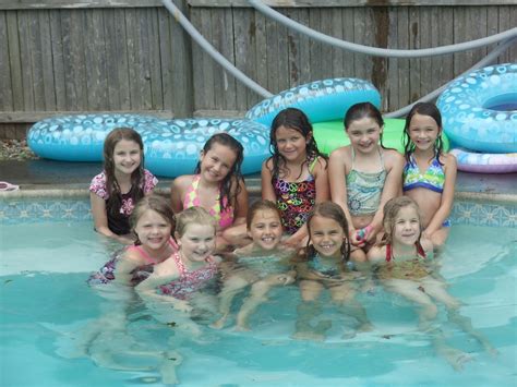 Ben and Katelyn: Brownie Troop Pool Party