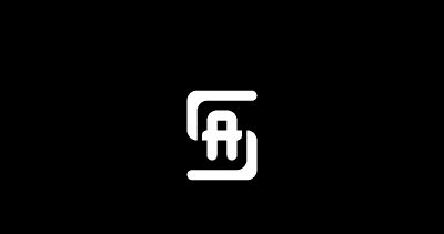 Letter SA Gaming Concept Logo