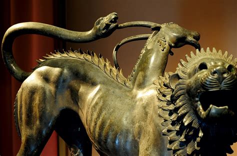 Chimera of Arezzo (detail). Florence, National Archaeological Museum.