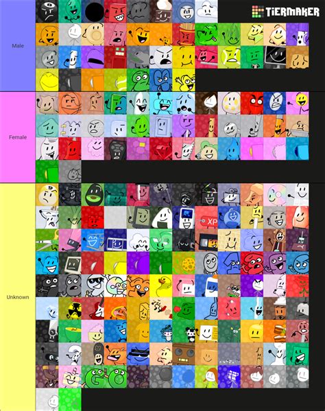 Bfb Fan Made Icons By Pen Cap Updated Again Tier List Community | SexiezPicz Web Porn