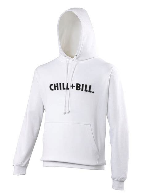 chillandbill — Chill+Bill Hoodie in White