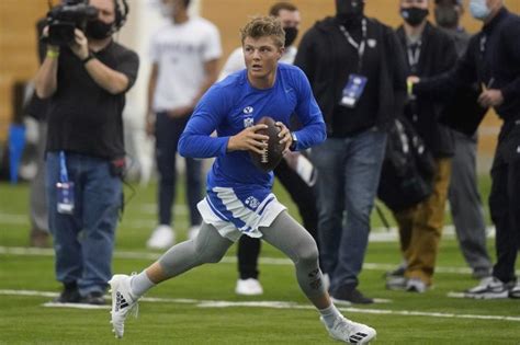 Zach Wilson shines in passing drills at BYU pro day | Sport