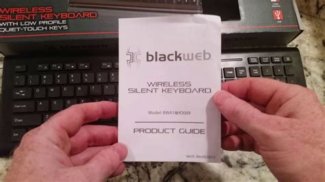 BlackWeb Wireless Keyboard from Walmart - YouTube