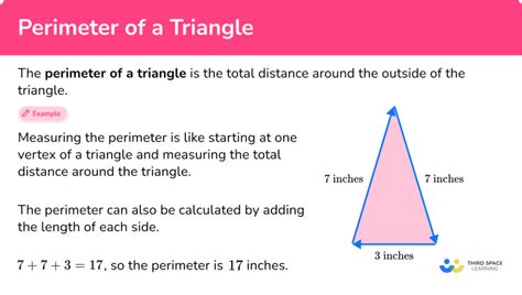 Perimeter of a Triangle - Math Steps, Examples & Questions