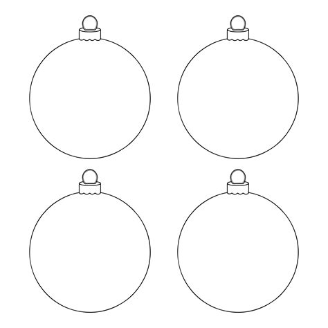 7 Best Images of Free Printable Christmas Ornament Shapes - Christmas ...