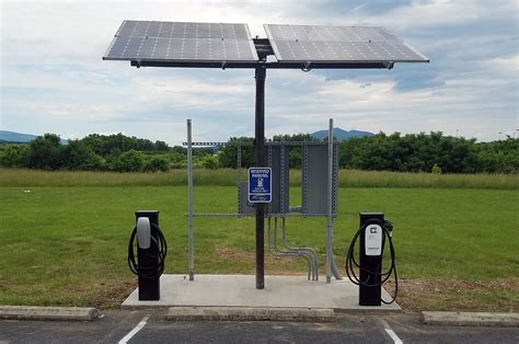 Solar Charging Station Powered Stations For Electric Vehicles Mobile In India Tesla Camping Home ...