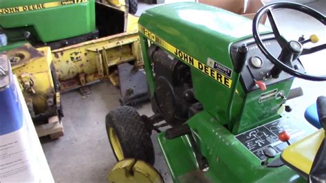 John Deere 210 update: Engine rebuild and side tins painted, - YouTube