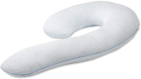 Contour Swan Body Pillow w/Pillowcase & Mesh Laundry Bag, Cool XL - As ...