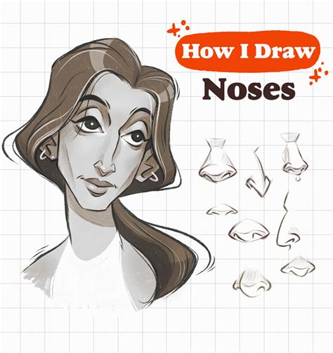 How To Draw A Female Nose Step By Step