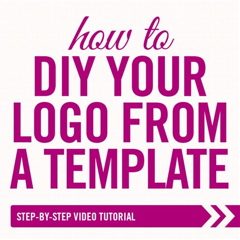 Video Tutorial: DIY Logo Design using a Creative Market Template ...