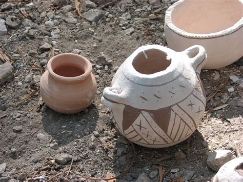 Pottery made at our pottery workshop. Fremont Indian State Park and Museum, Utah.