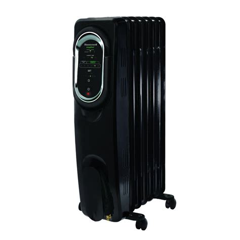 Honeywell 1500-Watt Oil-Filled Radiant Portable Heater with EnergySmart Electric Radiator-HZ-789 ...