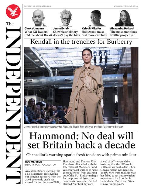 The Independent on Twitter: "Tomorrow’s @Independent front page # ...