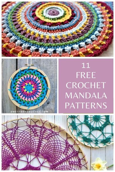 11 Free Beautiful Crochet Mandala Patterns