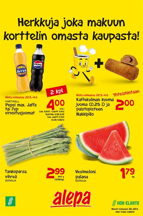 Alepa Helsinki - Castreninkatu 9-11 | Tarjoukset & Aukioloajat | Tiendeo