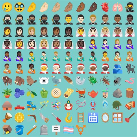 Android 11.0 Emoji Changelog