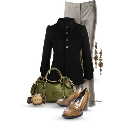 "Muted Colors" by cynthia335 on Polyvore (make it a jacket, not a coat--great for work ...