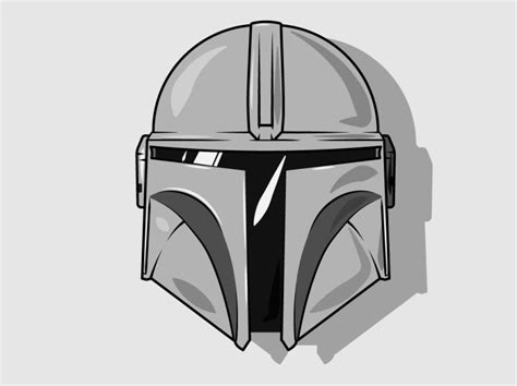 Mandalorian Helmet by Hasibul Pranto on Dribbble