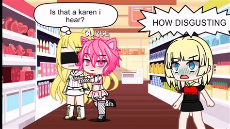 Gachaclub - what if UWU cat met a karen - *UWU cat VS Karen* ( read pin comment ) - YouTube