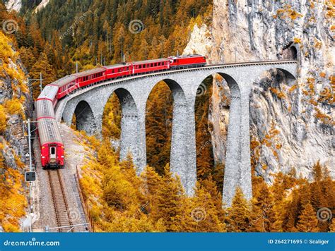 Panorama From The Bernina Express Train Editorial Image | CartoonDealer.com #198364878