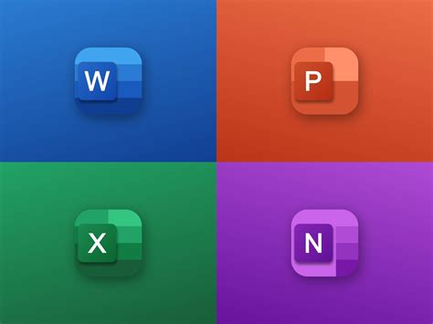 Microsoft Office 365 - Icons Redesign by Salman Saleem on Dribbble