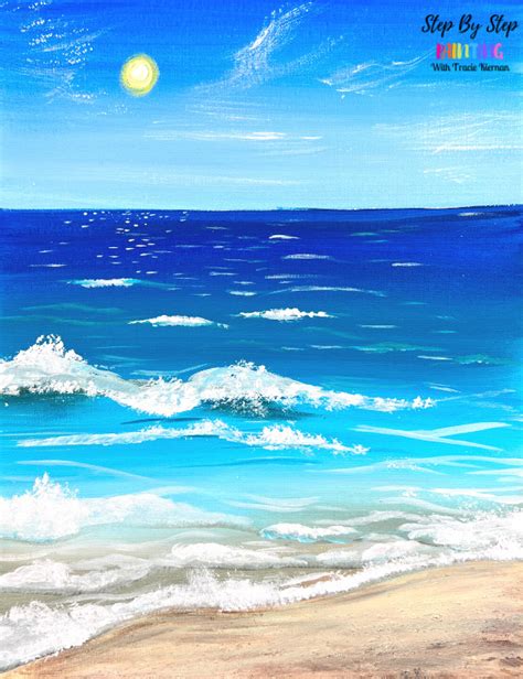Acrylic Painting wood circle painting coastal decor sand texture beach painting beach decor Take ...