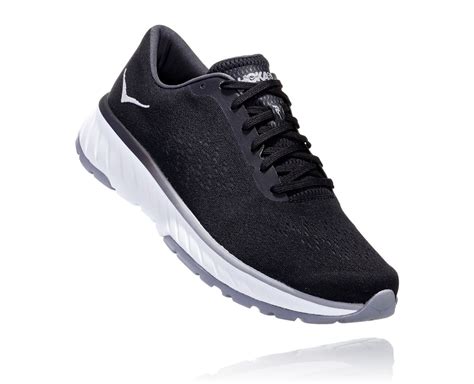 Hoka One 1099724-BWHT: Women's Cavu 2 Black/White Running Sneaker ...