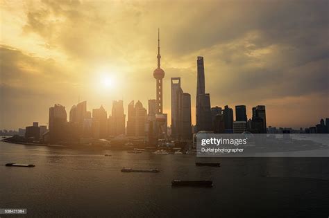 Shanghai Sunrise High-Res Stock Photo - Getty Images