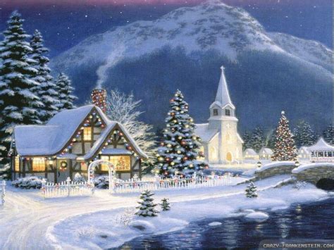 Christmas Village Wallpapers - Wallpaper Cave