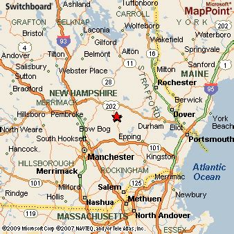 Where is Deerfield, New Hampshire? see area map & more