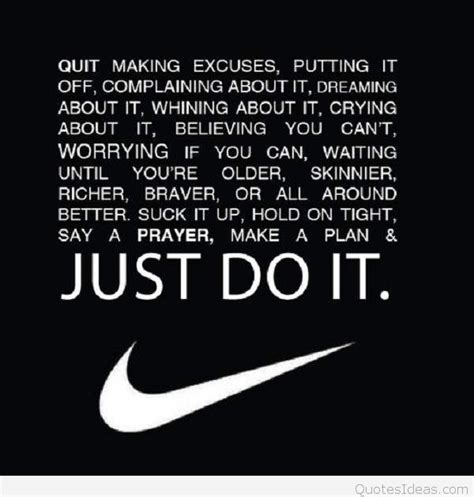 Nike fitness quote just do it wallpaper