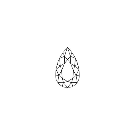 0.55-Carat Pear Shaped Diamond