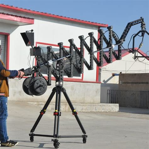 Motorized Telescopic Folding Jib Crane | virtuecrane