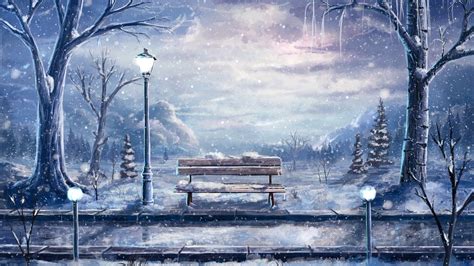 Wallpaper Preview [anime Winter Scenery Wallpaper] - Anime Winter ...