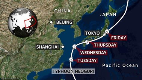 'Dangerous' Typhoon Races Towards Japan Islands | World News | Sky News