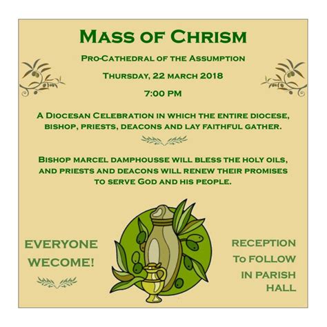 Mass of Chrism | Pro-Cathedral of the Assumption