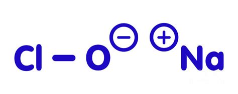 Sodium Hypochlorite Chemical Structure Photograph by Molekuul/science ...