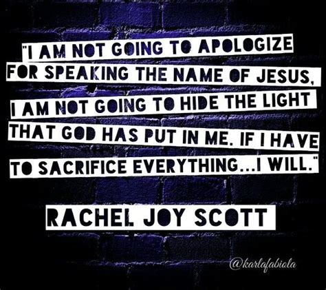 35 best Rachel Joy Scott Quotes images on Pinterest | Rachel scott, Choose joy and Chain reaction